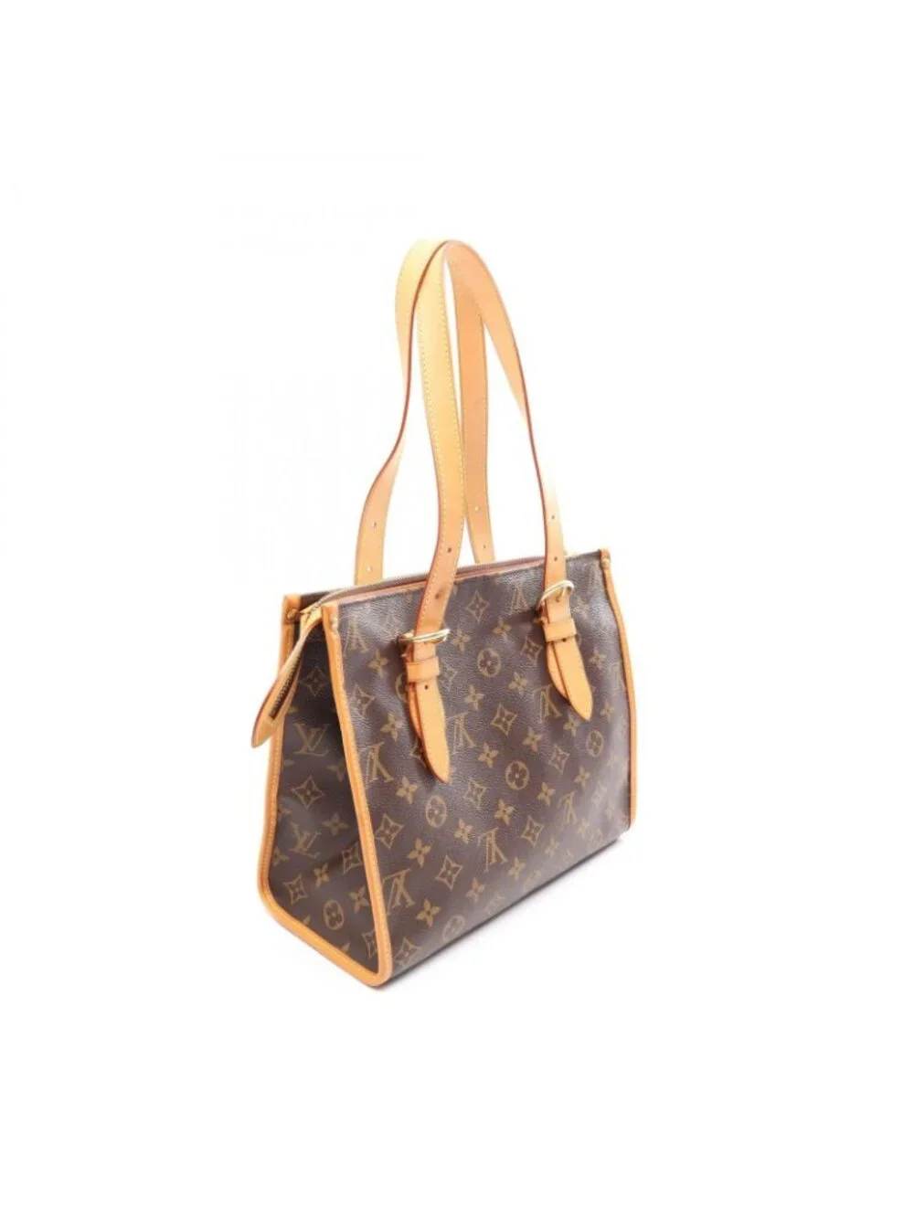 Louis Vuitton Tote Bag Popincourt Monogram Canvas Leather Povincourt
